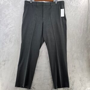 Bluffworks Presidio Dress Pants Mens 36x30 Thunder Grey Regular Fit Trousers